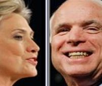Clinton castiga alegerile din texas si mccain investit oficial pentru cursa prezidentiala