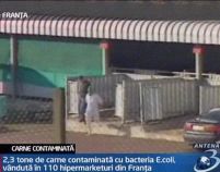 Franţa. Carne infestată cu bacteria E.coli a fost vândută în peste 100 de hipermarketuri