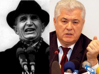 Voronin si Ceausescu