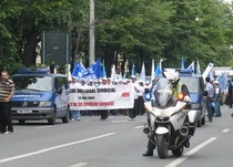 Sindicalistii din mai multe domenii au protestat la Bucuresti