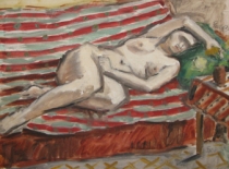 Tabloul Nud pe canapea de Theodor Pallady scos la licitatie