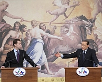 berlusconi medvedev
