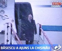 Basescu in vizita la Chisinau 