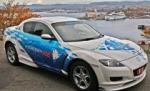Mazda aduce în Europa RX-8 Hydrogen RE, un autovehicul ecologic cu motor pe hidrogen