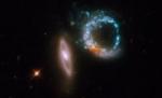 Coliziunea dintre două galaxii, fotografiată cu telescopul Hubble