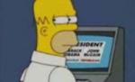 Votul la americani. Homer Simpson votează Obama sau McCain? Obama! Ba McCain!