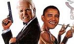 Barack Obama şi John McCain eroi de film (GALERIE FOTO)