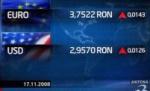 Leul se depreciază uşor faţă de moneda europeană. Un euro, cotat la 3,7522 lei