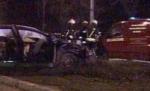 Patru tineri au scăpat cu viaţă, după ce maşina în care se aflau s-a rostogolit la peste 200 km/h