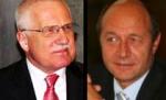 Traian Băsescu se întâlneşte la Cotroceni cu omologul său ceh, Vaclav Klaus