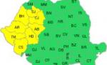 Cod galben de ninsori în vestul ţării. Vezi prognoza meteo pentru următoarele două zile