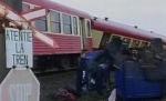 Accident pe calea ferată, în Timiş. Cinci oameni au fost răniţi (VIDEO)