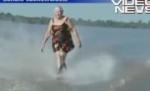 Schiul nautic, sportul preferat al unei bătrâne de 77 de ani (VIDEO)