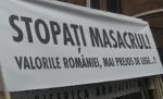 ?Stopaţi masacrul!?: Protestul credincioşilor pentru protejarea Catedralei ?Sf. Iosif?