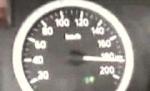 Şofer inconştient, pe străzile din Olt: S-a filmat rulând cu 200 de km/h, în localitate (VIDEO)