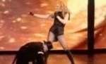 Primele imagini de la concertul Madonnei în Bucureşti (VIDEO)
