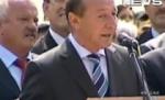 Băsescu, din nou înlăcrimat: S-a emoţionat când a vorbit despre fregatele române (VIDEO)