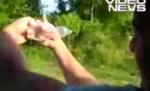 Baloane din prezervative, pe autostradă (VIDEO) 