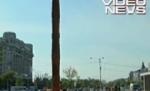 Monument contestat de bucureşteni, inaugurat joi de preşedintele Băsescu (VIDEO)