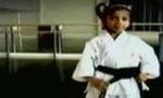 O indiancă are centura neagră la karate, la numai cinci ani (VIDEO)