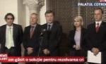 Eşec la consultări. Majoritatea parlamentară îl susţine în continuare pe Klaus Iohannis