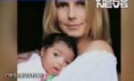 Primele fotografii cu fetiţa lui Heidi Klum şi Seal (VIDEO)