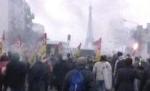 Franţa. Lucrătorii Căilor Ferate au protestat faţă de concedierile masive şi salariile mici (VIDEO)
