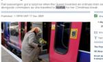 Regina Marii Britanii călătoreşte cu trenul de navetişti (FOTO)