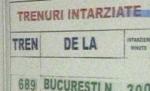 Trafic feroviar. Întârzieri şi trenuri anulate din cauza condiţiilor meteo