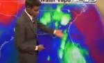 Un prezentator meteo s-a speriat de un gândac (VIDEO)