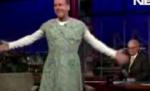 Kiefer Sutherland a apărut în rochie în emisiunea lui David Letterman (VIDEO)
