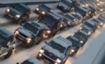 Ambuteiaj în centrul Moscovei, după difuzarea unui film porno pe un panou publicitar (VIDEO)