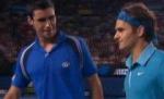 Roger Federer nu s-a încurcat cu Victor Hănescu. Românul a cedat meciul în trei seturi