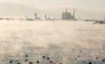 La Mangalia fierbe marea. Temperaturile scăzute au dus la un fenomen inedit (FOTO şi VIDEO)