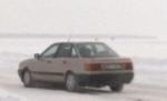 Navetiştii din Estonia îşi conduc maşinile pe Marea Baltică (VIDEO)