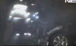 Maşina de teren a vicepreşedintelui PDL, Sorin Frunzăverde, a ars în întregime (VIDEO)