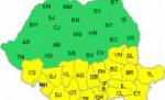Cod Galben de ninsori şi viscol în jumătatea sudică a ţării, inclusiv Bucureşti. Vezi prognoza meteo