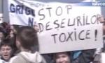 Proteste la Năvodari împotriva construirii unui depozit pentru deşeuri periculoase (VIDEO)
