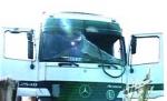 Accident şocant pe DN65: Şofer decapitat de o bucată de placaj desprinsă dintr-o remorcă (VIDEO)