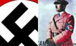 Campanie bizară în Palermo: Hitler în uniformă roz face reclamă la un magazin de îmbrăcăminte