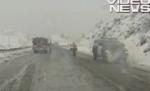 Iarnă în SUA: A nins în nordul Californiei (VIDEO)
