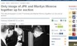 Singura fotografie cu John F Kennedy şi Marilyn Monroe, scoasă la licitaţie în SUA 
