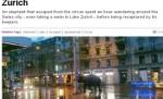 Un elefant s-a ?plimbat? prin  Zurich, după ce a evadat de la grădina zoologică (VIDEO)