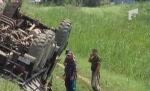 Galaţi. Patru militari au fost răniţi după ce camionul în care se aflau s-a răsturnat (VIDEO)