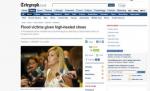The Telegraph taxează gestul Elenei Udrea de a oferi pantofi cu toc sinistraţilor