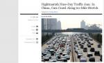 China. Cel mai mare ambuteiaj din lume: Coadă pe 100 de kilometri, de 9 zile (VIDEO)