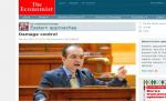 The Economist compară remanierea Guvernului Boc cu o gală a premiilor Oscar