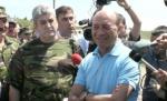 Traian Băsescu vizitează din nou zonele afectate de inundaţii în vară