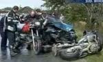 Bihor. Un şofer băut a băgat în spital trei motociclişti străini (VIDEO)