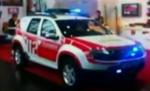 Dacia Duster, transformată de germani în maşină de pompieri (VIDEO)